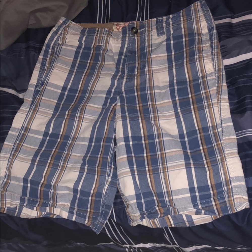 Plaid shorts
